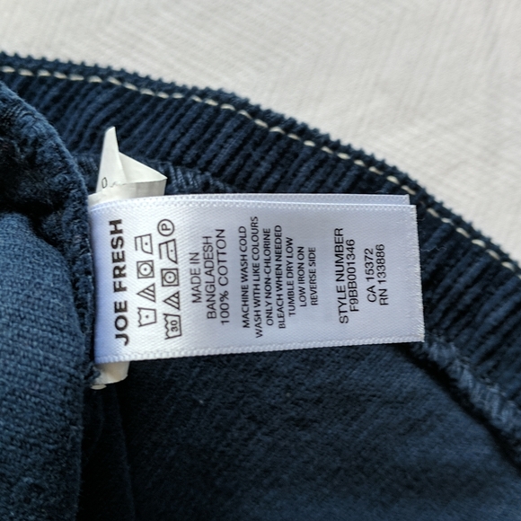 joe fresh navy corduroy shirt shacket 12-18 months baby boy - Picture 5 of 6